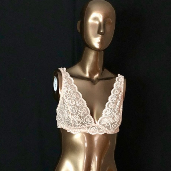 COMMANDO LACE BRALETTE - IVORY - Picture 3 of 7